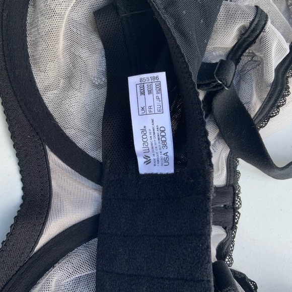 Wacoal Black Lace Underwire Bra - Picture 3 of 4